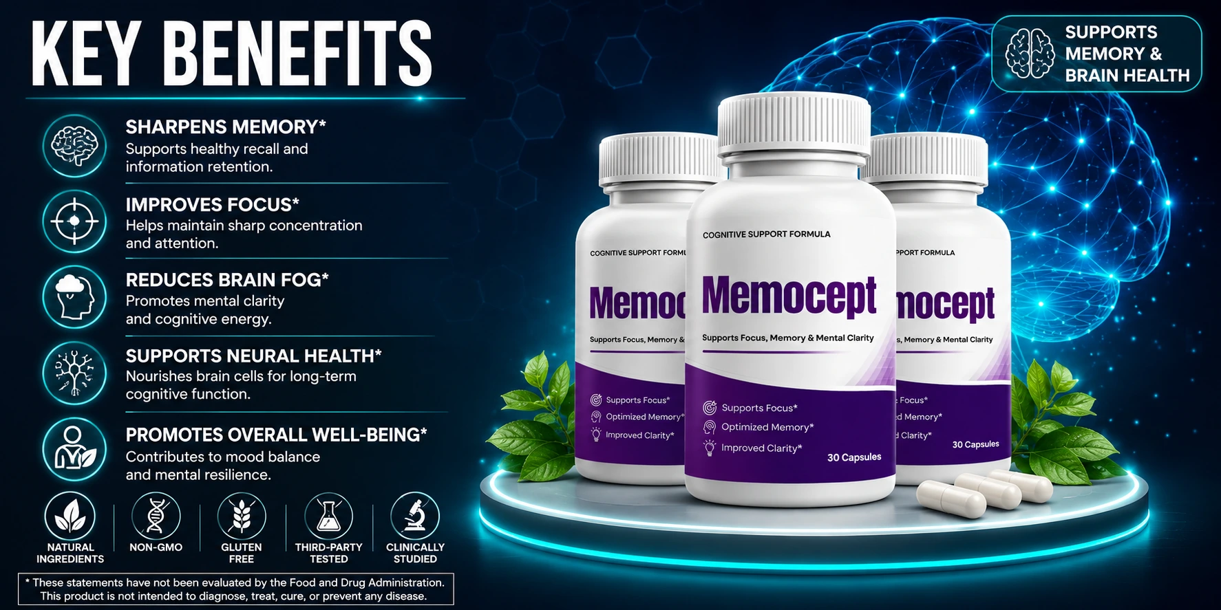 Memocept key cognitive benefits