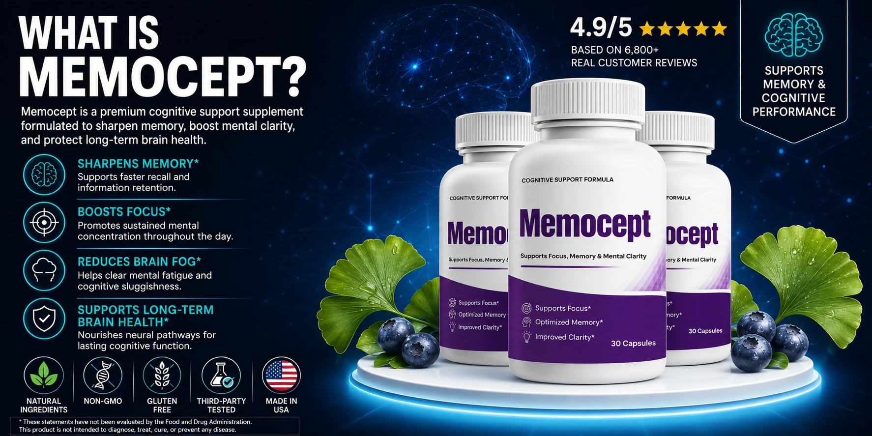 What is Memocept brain supplement